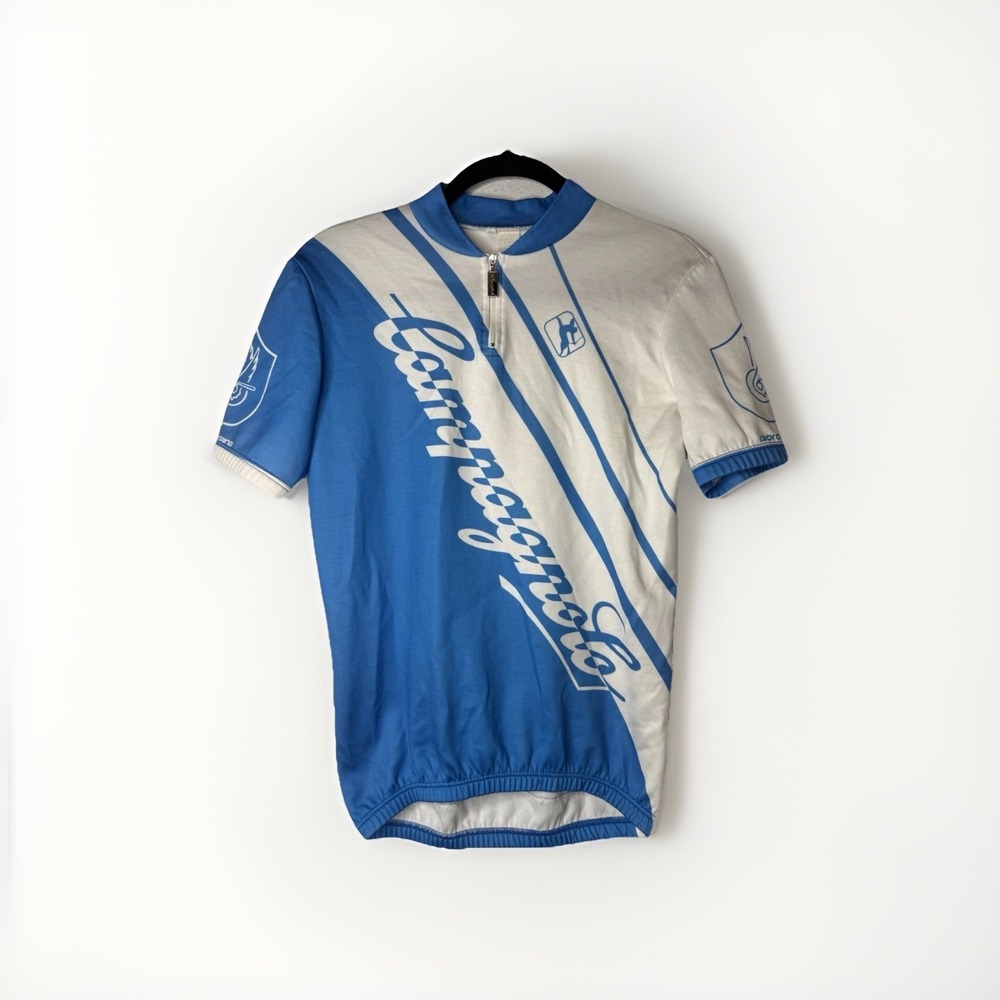 Vintage Campagnolo Giordana Cycling Jersey Shirt 90s All Over Print Size 2 Italy